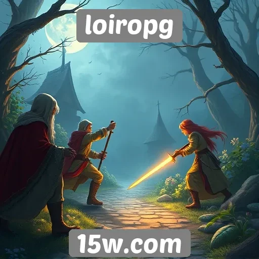 Recursos e funcionalidades do site loiropg